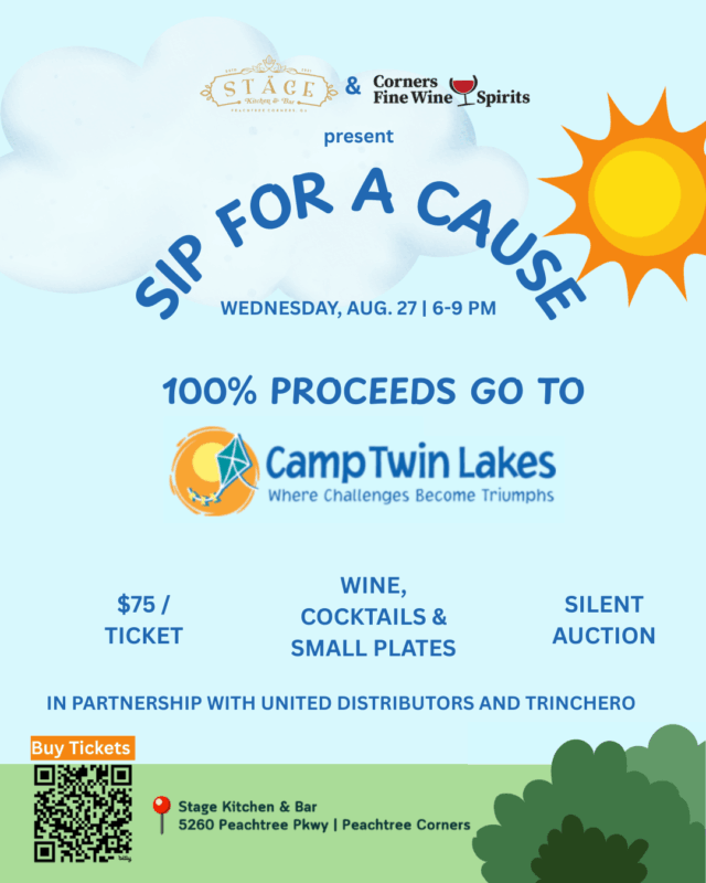 🍷 Sip for a Cause – Benefiting Camp Twin Lakes