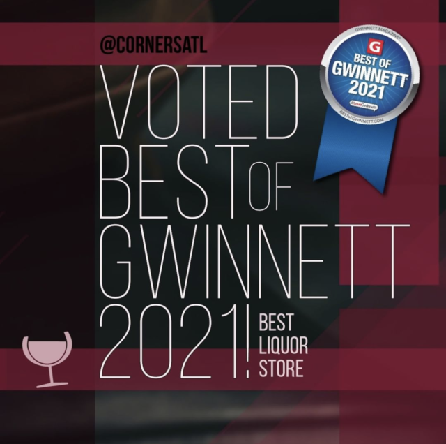 Corners Fine Wine & Spirits Voted Best Liquor Store in Best of Gwinnett 2021
